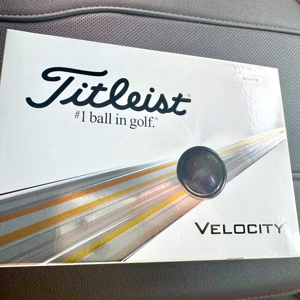 Titleist Velocity brand new  2 sets of golf balls
